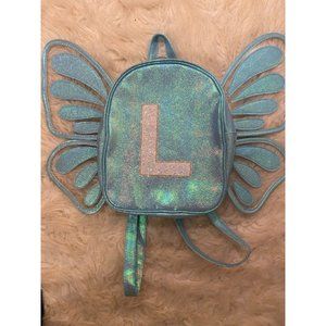 Justice Butterfly Backpack with Letter